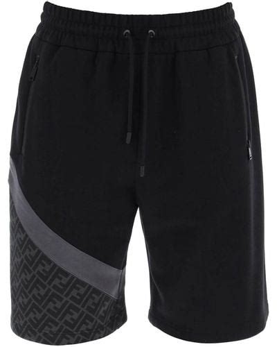 black fendi sweatpants|fendi reflective shorts.